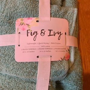 Fig & Ivy Bath Towel Set